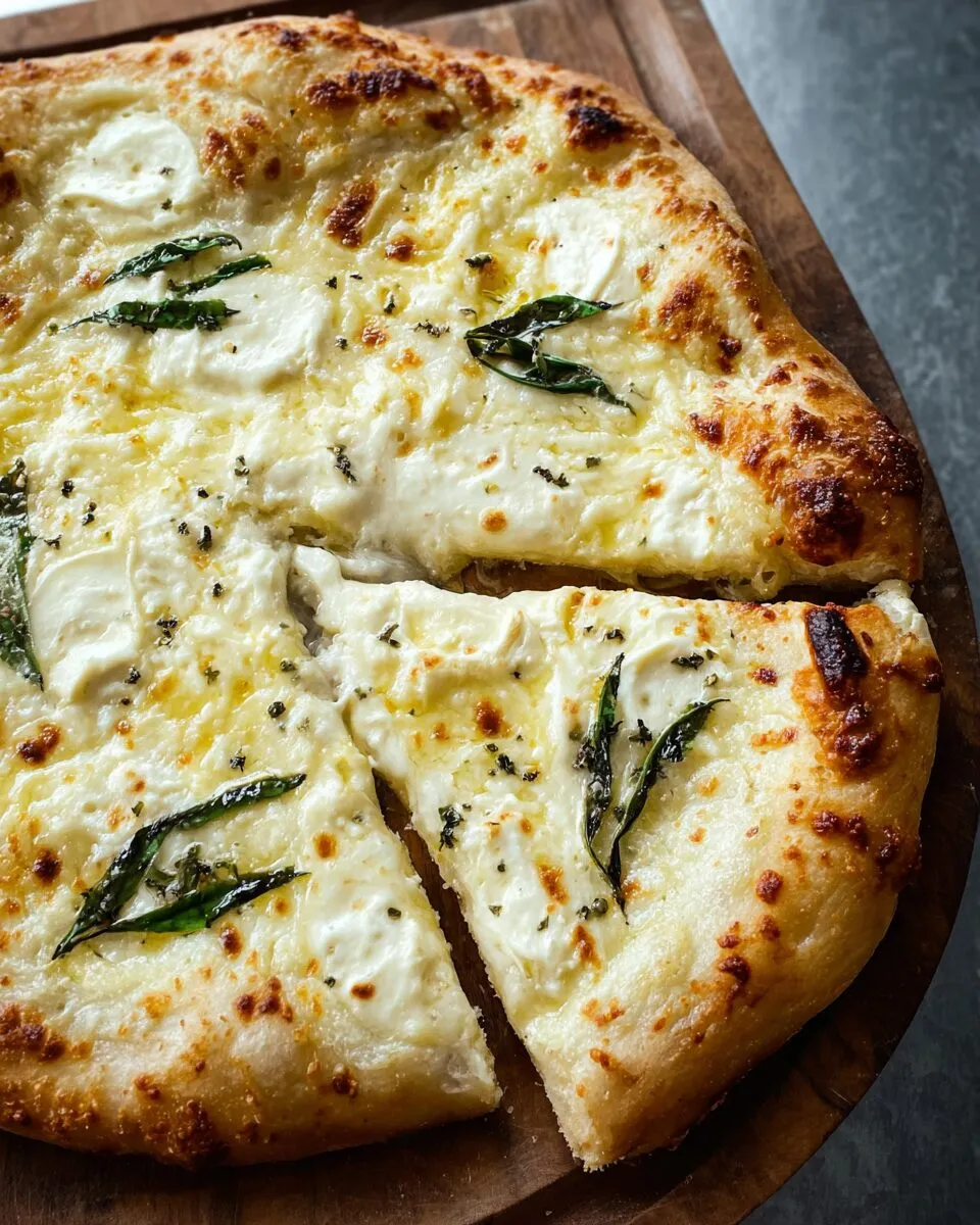 Pizza Bianca: Classic Roman White Pizza with Rosemary and Sea Salt - secondary view