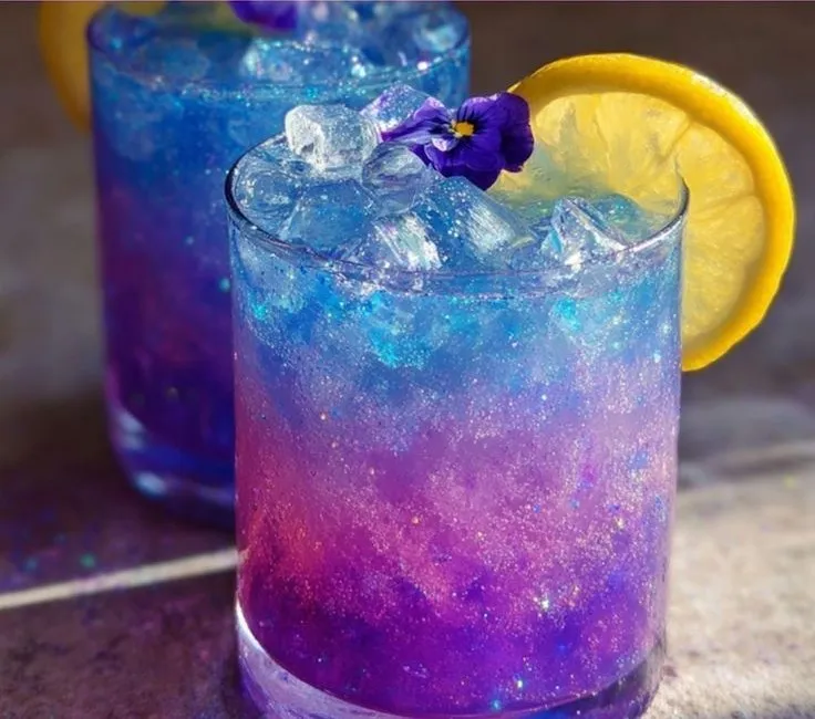 Simple Color-Changing Magic Lemonade with Butterfly Pea Flower Transformation - tertiary view