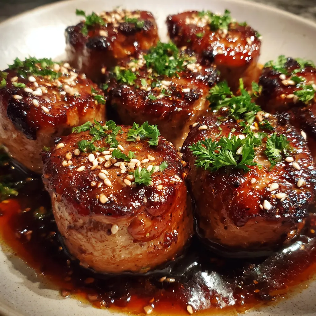 Savor the Flavor of Crispy Brown Sugar-Glazed Pork Tenderloin Bombs - secondary view