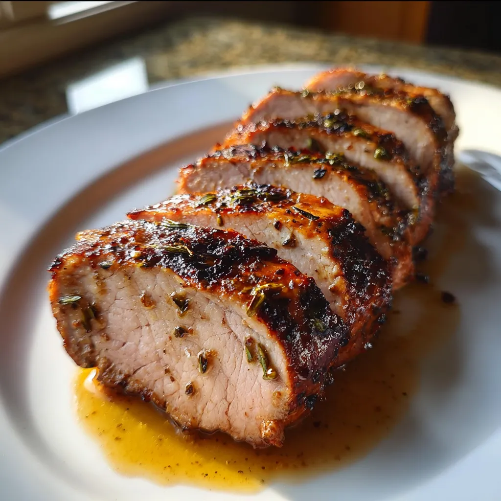 Juicy Maple Mustard Glazed Pork Tenderloin with Caramelized Vegetables in Just 30 Minutes - secondary view