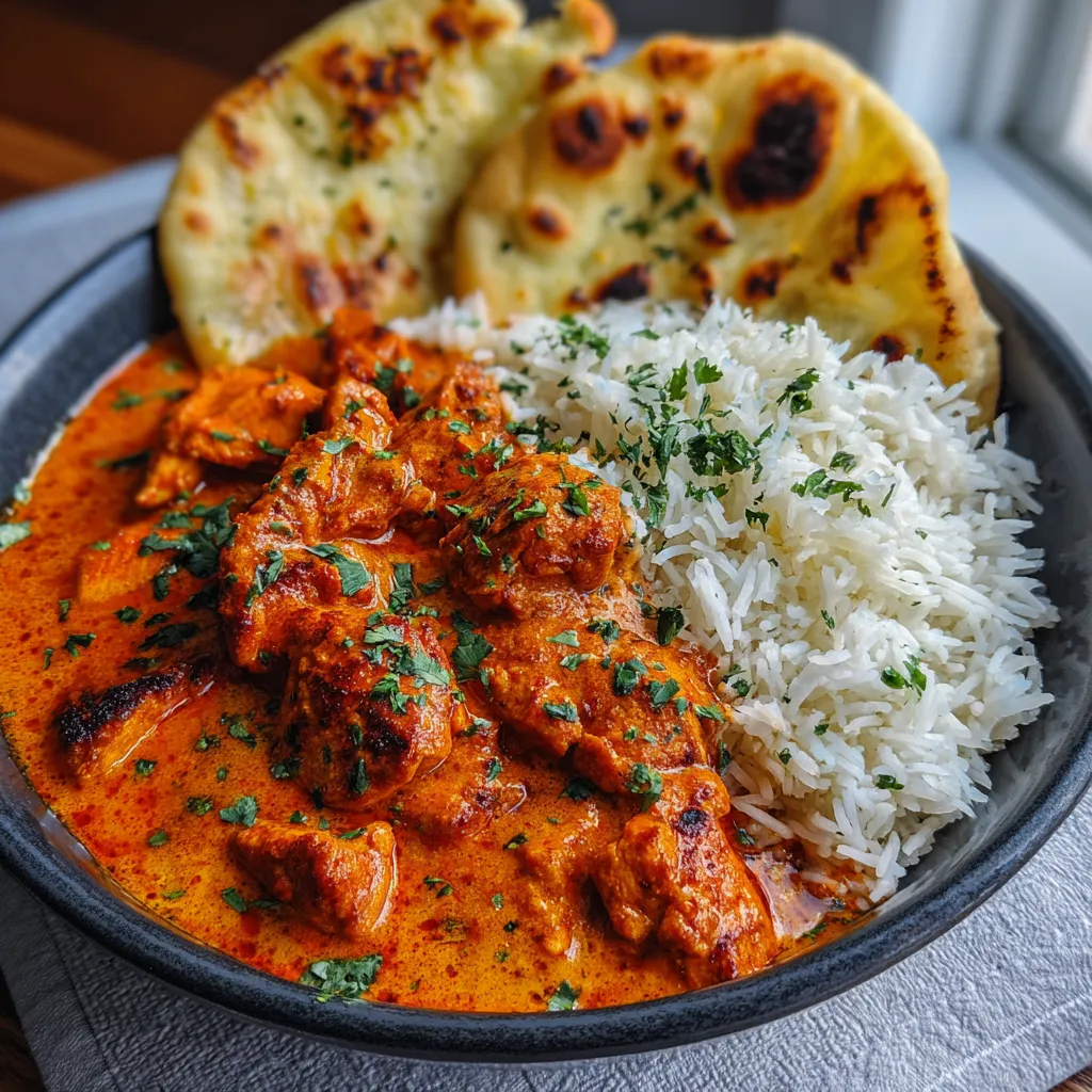 Easy Indian Butter Chicken Recipe - Authentic Murgh Makhani at Home - tertiary view