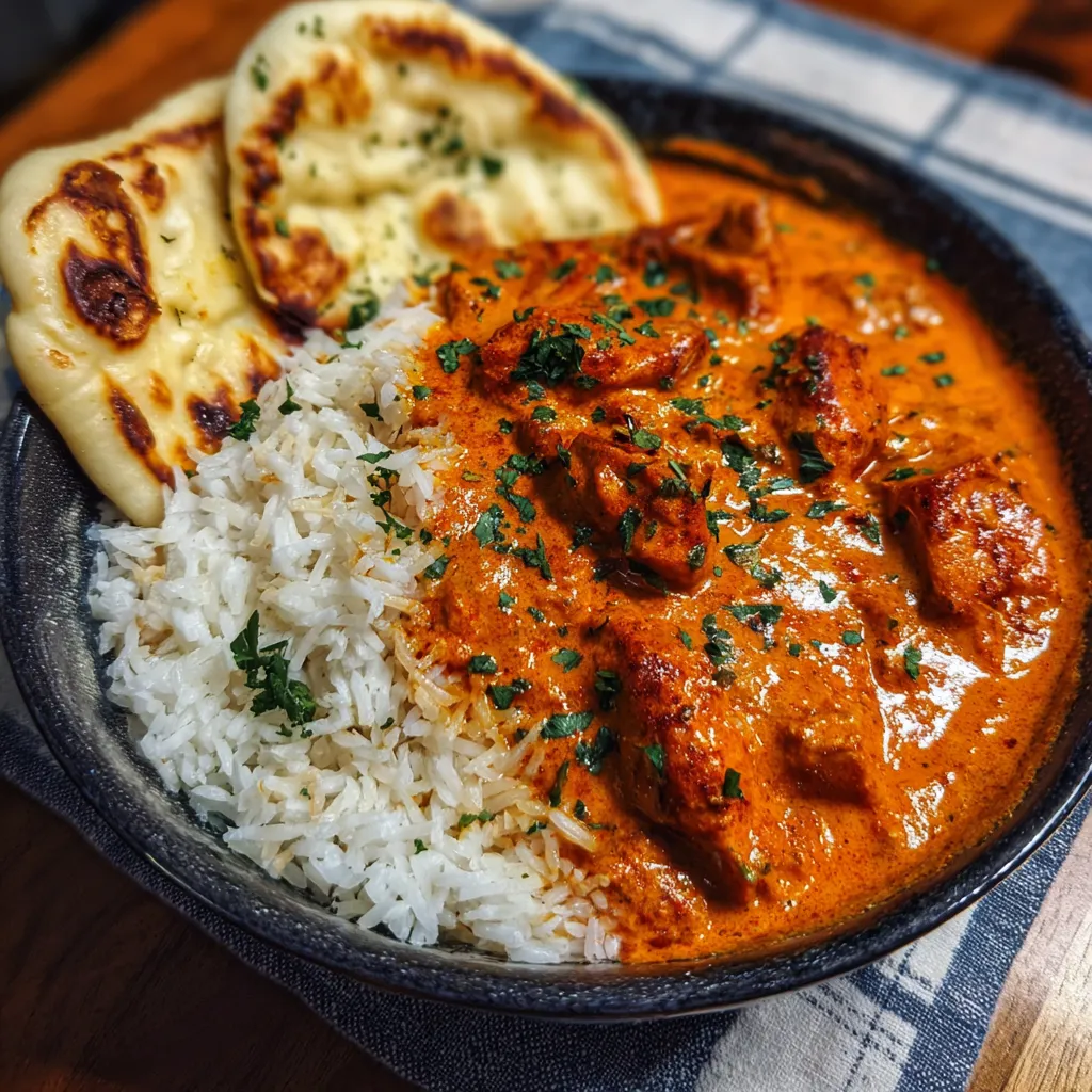 Easy Indian Butter Chicken Recipe - Authentic Murgh Makhani at Home - secondary view