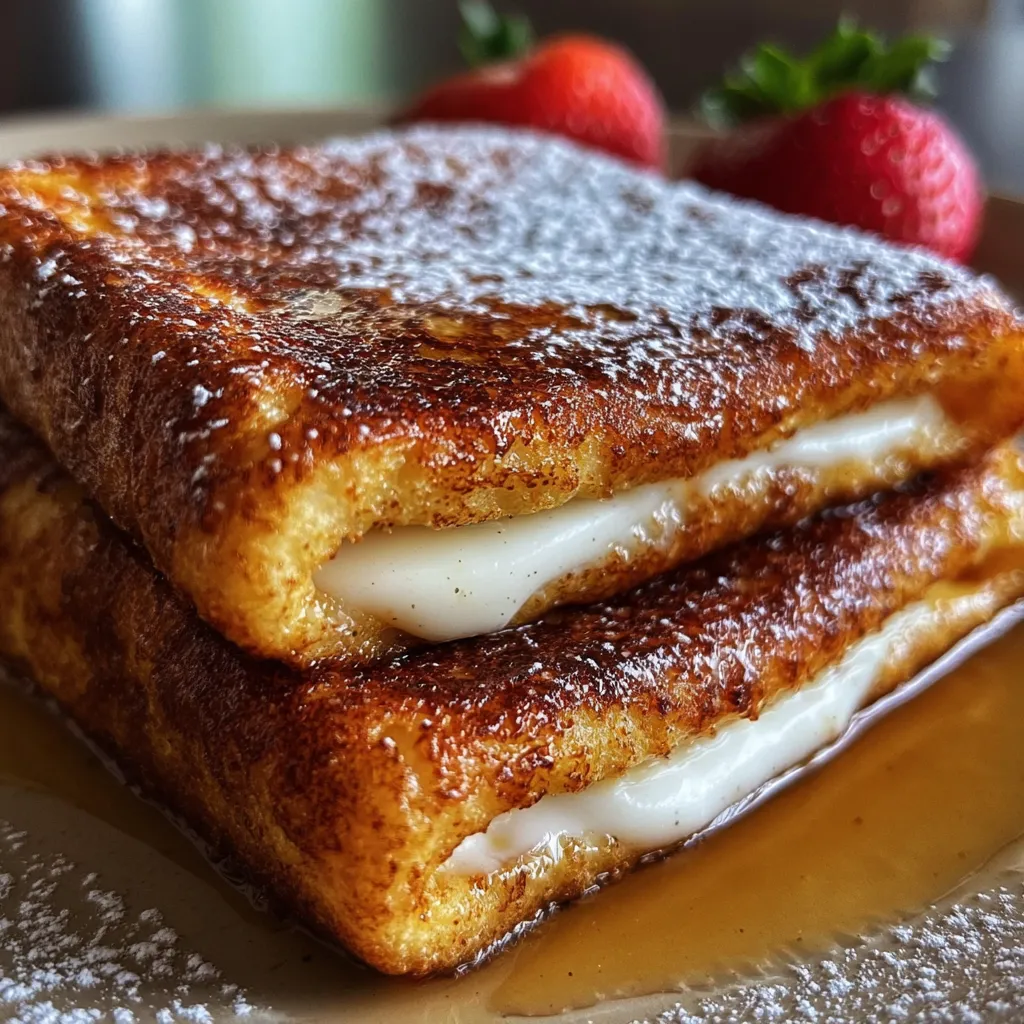Churro Stuffed French Toast – Crispy, Cinnamon-Sugar Perfection for Ultimate Breakfast Indulgence - main view