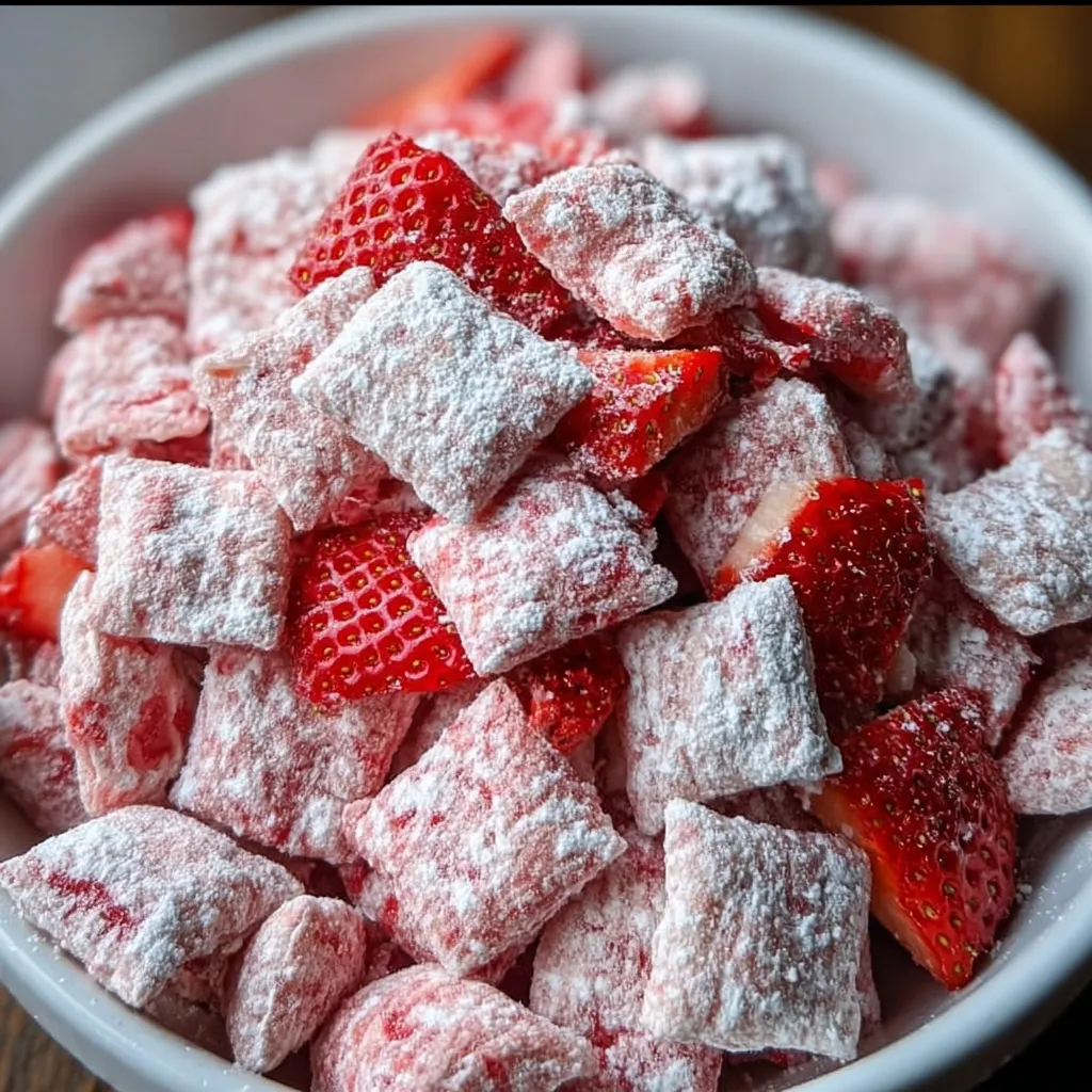 Ultimate Strawberry Shortcake Puppy Chow Sweet Snack Mix Perfection - tertiary view