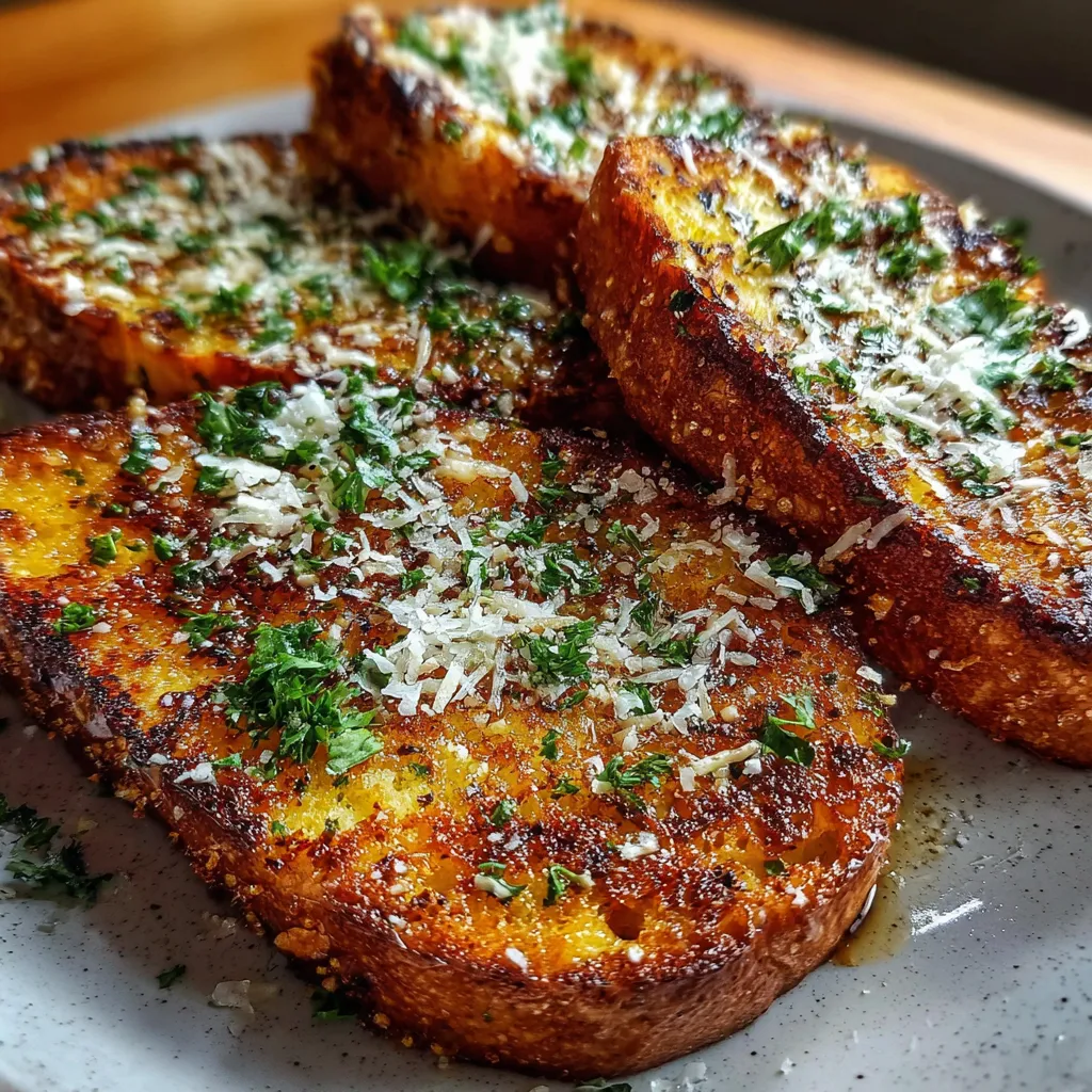 Garlic Parmesan Sweet Potato Wedges - Crispy Oven-Roasted with Herb Coating - main view
