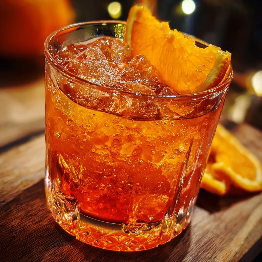Ultimate Drunk Pumpkin Cocktail with Spiced Rum and Pumpkin Puree - tertiary view