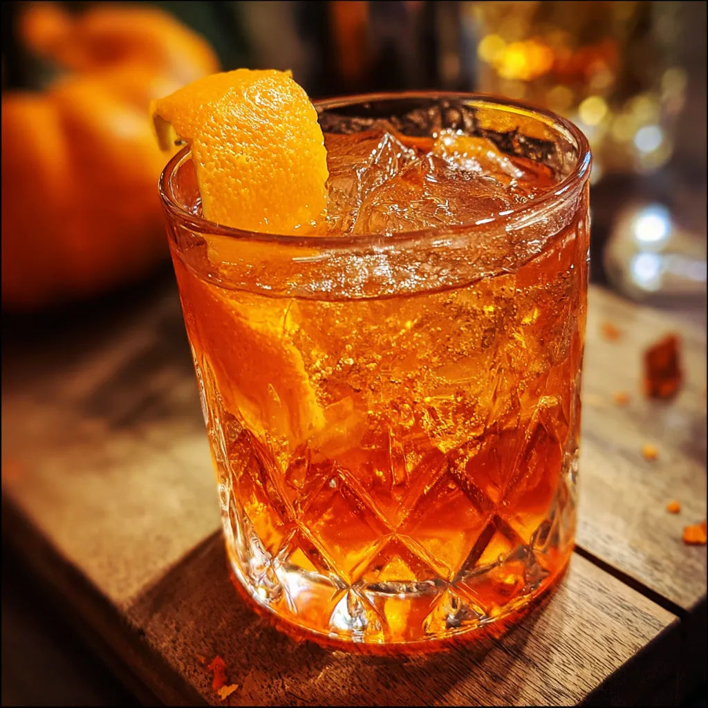 Ultimate Drunk Pumpkin Cocktail with Spiced Rum and Pumpkin Puree