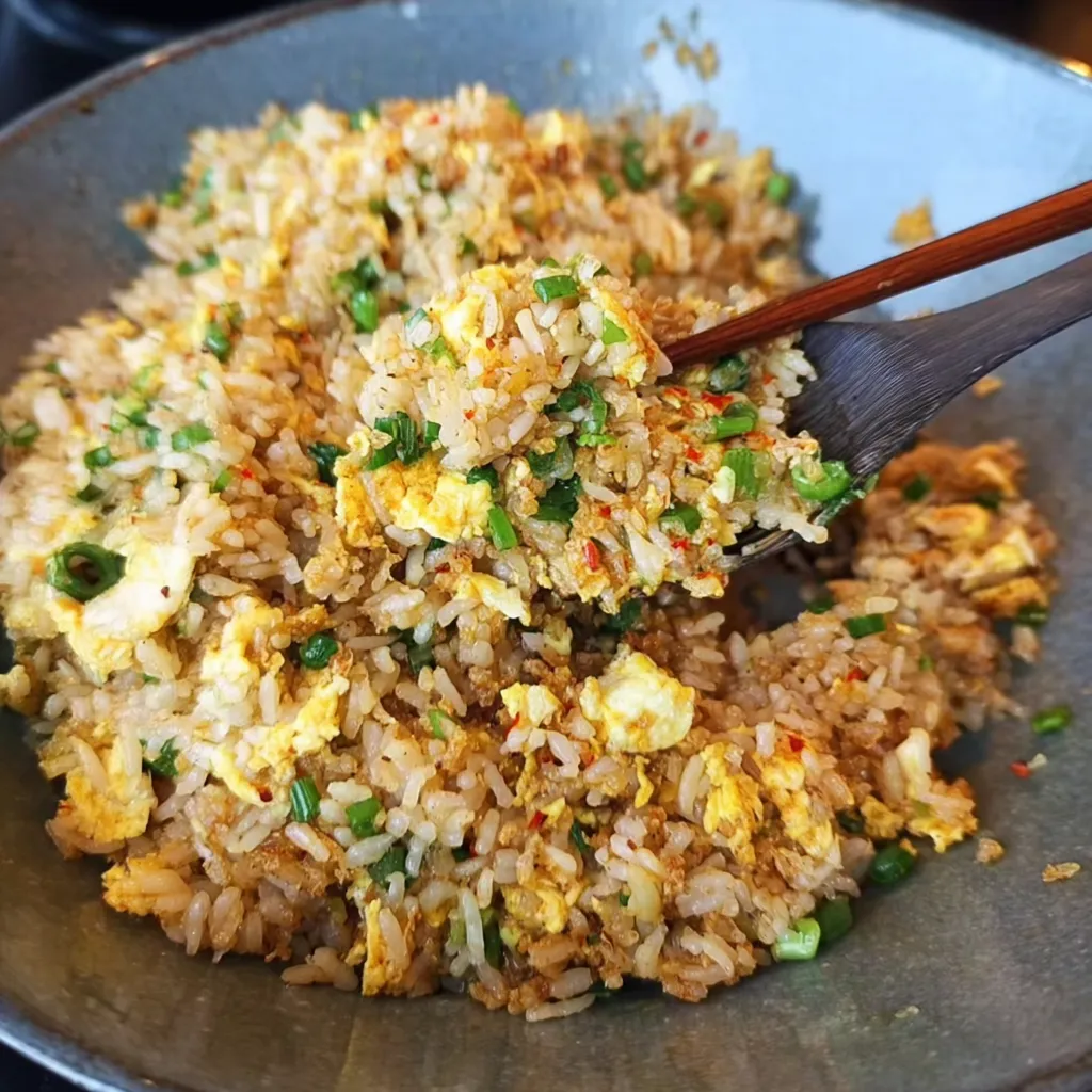 Ultimate Restaurant-Style Egg Fried Rice with Perfect Wok Hei Flavor - tertiary view