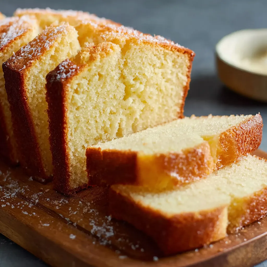 Glazed Lemon Pound Cake with Sweet Citrus Drizzle: Moist, Buttery, Classic Perfection - secondary view