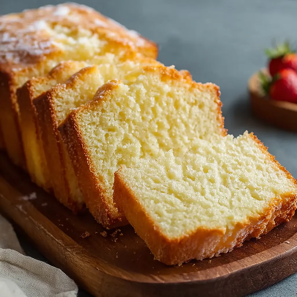 Glazed Lemon Pound Cake with Sweet Citrus Drizzle: Moist, Buttery, Classic Perfection - main view